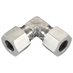 113805 Stainless coupling elbow DIN 2353 8L