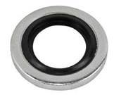 BS-14N Self centering bonded seal 1/4 bspp steel with NBR seal