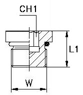 207501 Port Plug -4 UNF 7/16-20