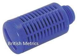 7070-14 Screw-in plastic silencer with 1/4 BSP threads