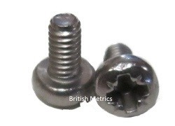 BN3311-5X16 DIn 7985 Pozi Pan Head Screw A4 Stainless M5 x 16