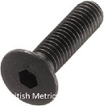 B20-2BAX3/8 3/8 Flat Head Screw | 2BA Allen Screw | British Metrics