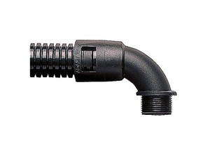 AD-ALD17/050/C90/BL Elbow Conduit Fitting Nylon 66 17mm x 1/2 NPT