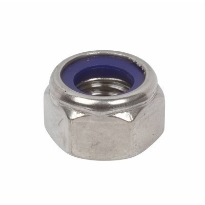 B161-1/2BSF 1/2 Nylon Insert Nut - 16 BSF ZP