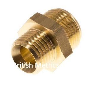 BR1618-00-1404 Hex Nipple Brass M14-1.5 x G1/4