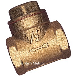 CV130-12 Brass Swing Check 1/2 BSPP