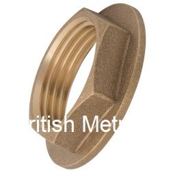 FLNBR08 Brass Flange Back Nut 1/2 BSPP