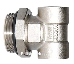 IT490-1-12-38 Manifold Tee  BR/NK G1 x G1/2 x G3/8