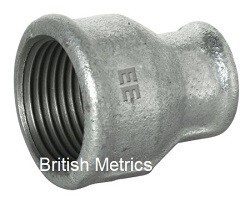 MI240-1-12 Reducer Coupling 1 x 1/2 BSP Galv