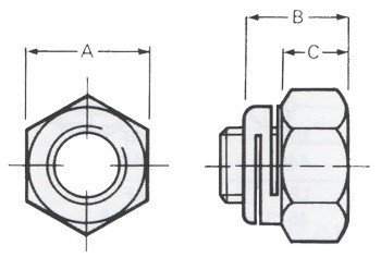 PHILTYZ-10 Philidas Nut YZ 10mm