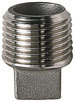 SP-14 1/4 Square Head Plug BSPT 316ss