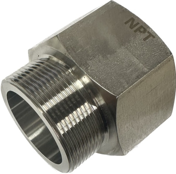 SS1931-00-3232 Ext Adapter 2 BSPP FF x 2 NPT 316SS