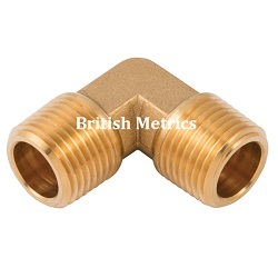 UP5-38 Male Elbow 3/8 BSPT Brass