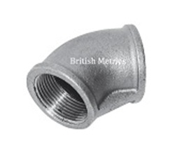BSPT Galv 45 elbow