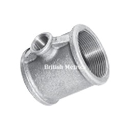 BSPT Galv reducing tee