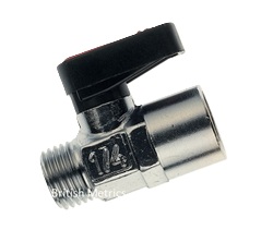 Mini MxF Ball Valve 1/2