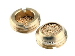 Mini bronze silencer with 1 bspp threads