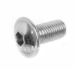 ISO 7380-2 Flange Button Head A2 M8-1.25 x 25