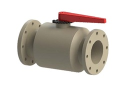 Flanged PPH Ball Valve DN150 PN10