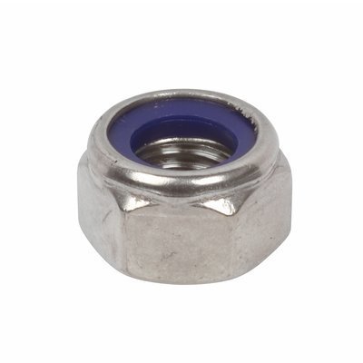 1 1/4 Nylon Insert Nut - 9 BSF ZP