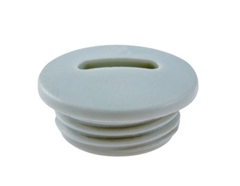 Gray Nylon Dome Plug PG7