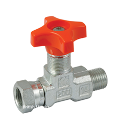 Inline Isolator Needle Valve 1/4 BSPP