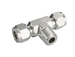 Male Branch Tee 4mm x 1/8 BSPP 316SS
