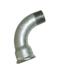 Street Sweep Bend 1 BSP Galv