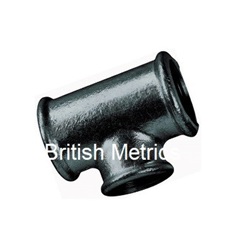 Reducing on run Tee 1 x 3/4 BSP Plain