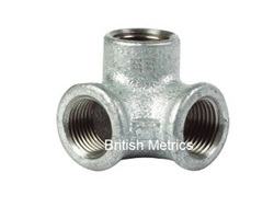 Double Outlet Elbow 11/2 BSP Galv