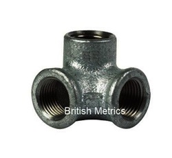 Double Outlet Elbow 11/2 BSP Plain