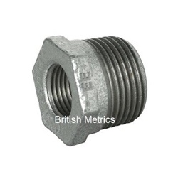 Reducer Bushing 1 x 1/2 BSP Galv