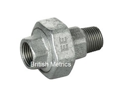 Street Hex Union 1 BSP Galv