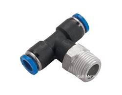 Male stud tee push-in 6 mm x 1/8 NPT