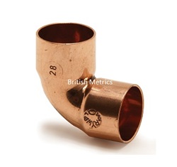 Elbow N12 28mm Copper