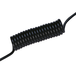 Poly Coil Hose 4MM x 2.5MM x 2 Meters Black