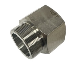 Ext Adapter 2 BSPP FF x 2 NPT 316SS