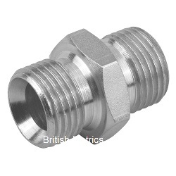 BH-00014 Hydraulic Hex Nipple ZP 3/8 BSPP