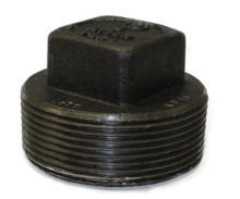 148CS-1/2BSPT Square Head Plug A105 3000 PSI 1/2 BSPT