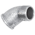 156G-3BSPT 45 Street Elbow Galv 3 BSPT