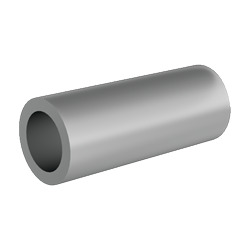 Round Spacer 5.5 x 3.3 x 6mm long Alum