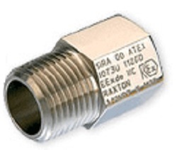 ABA4212AXN Electrical Ext Adaptor 1/2 NPT x M20 x 1.5 Brass Nickel Plated