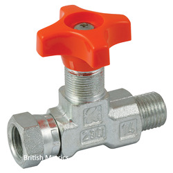 Inline Isolator Needle Valve 1/4 BSPP