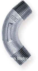 Male Bend 11/2 BSPT Black