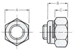 PHILTYZ-12 Philidas Nut YZ 12mm