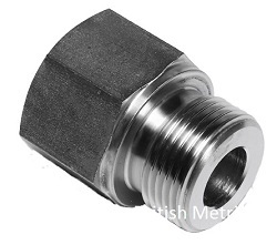 Stainless Reducing Adapter with soft seal 'RI Type