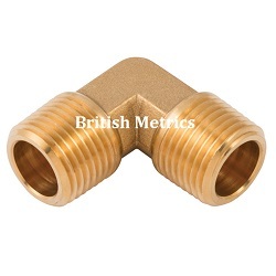 Male Elbow 1/2 BSPT Brass